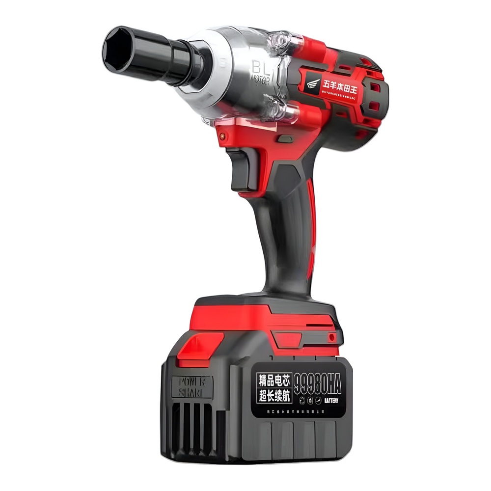 전동임펙드릴 충전식 임팩드릴 무선 임팩렌치 고출력 차수리용 980N.m 10셀 1개 1세트 - 상품 이미지