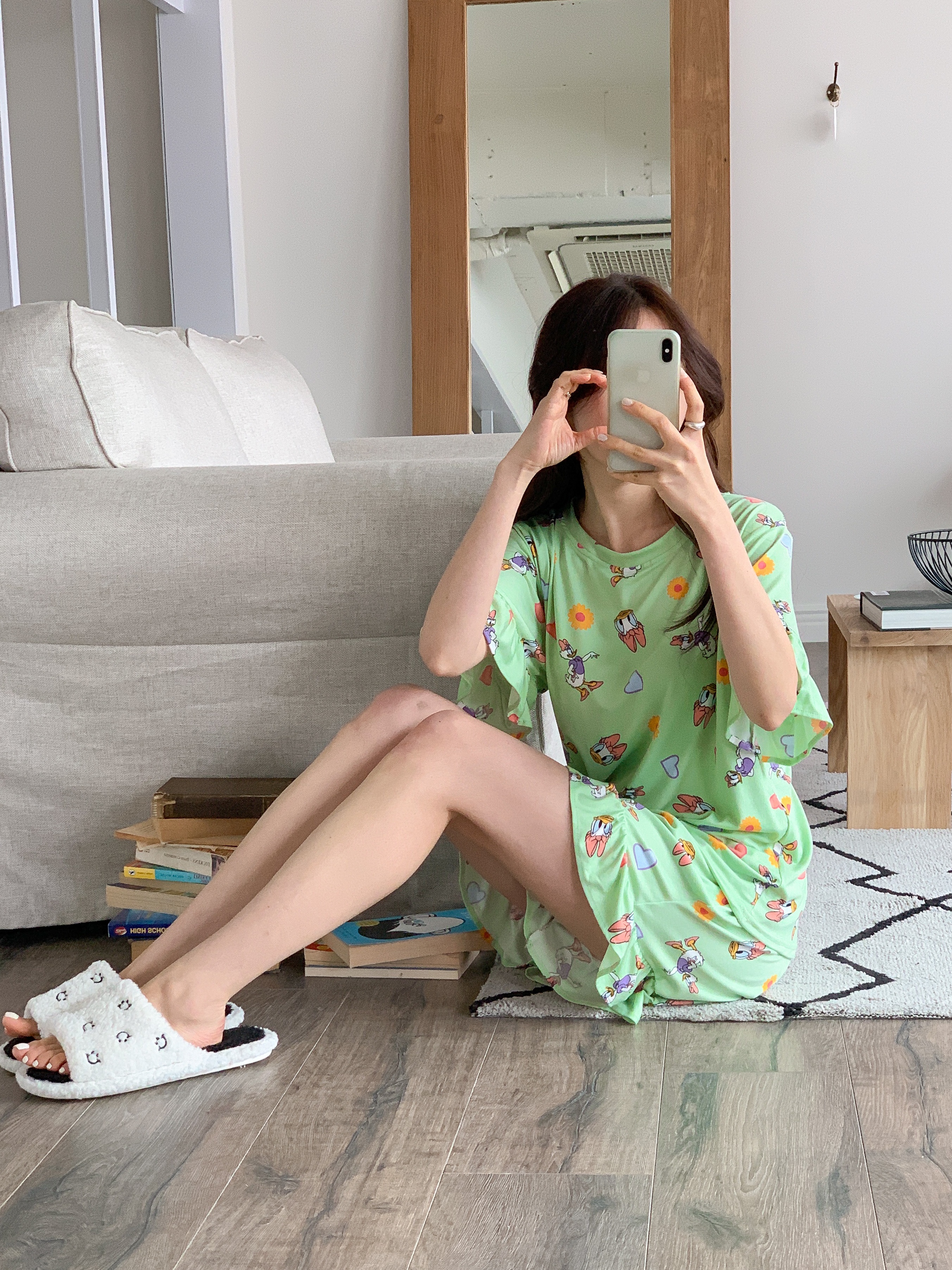 (무배)디즈니 러블리 마리 데이지 미니 프릴 반팔 반바지 빅사이즈 여름 여성 잠옷 상하세트 상세 이미지 17