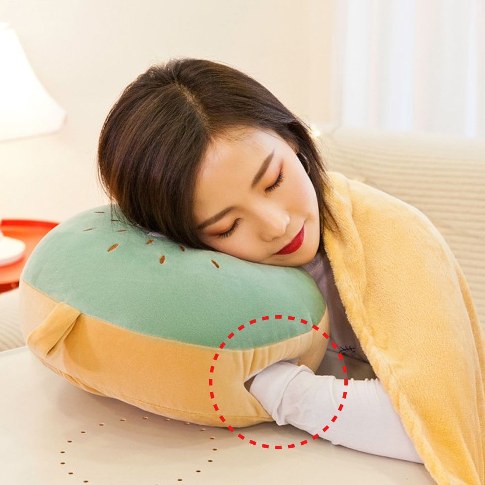 마니또선물 미니 과일모양 쿠션담요 학교담요 담요이불 무릎담요 쓸데없는선물 이미지 8