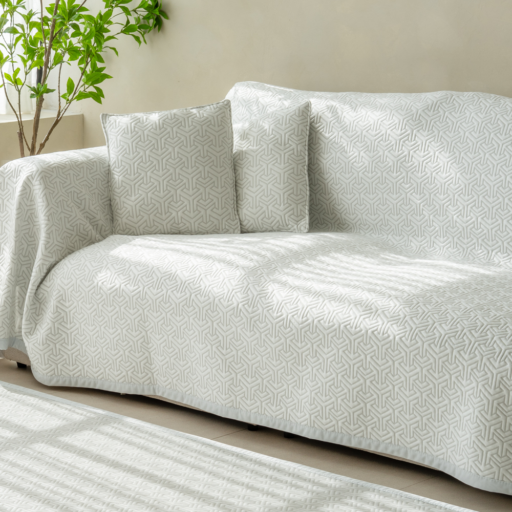 듀라론 쿨 냉감 여름 소파커버 덮개 200x260cm (2-3인용)