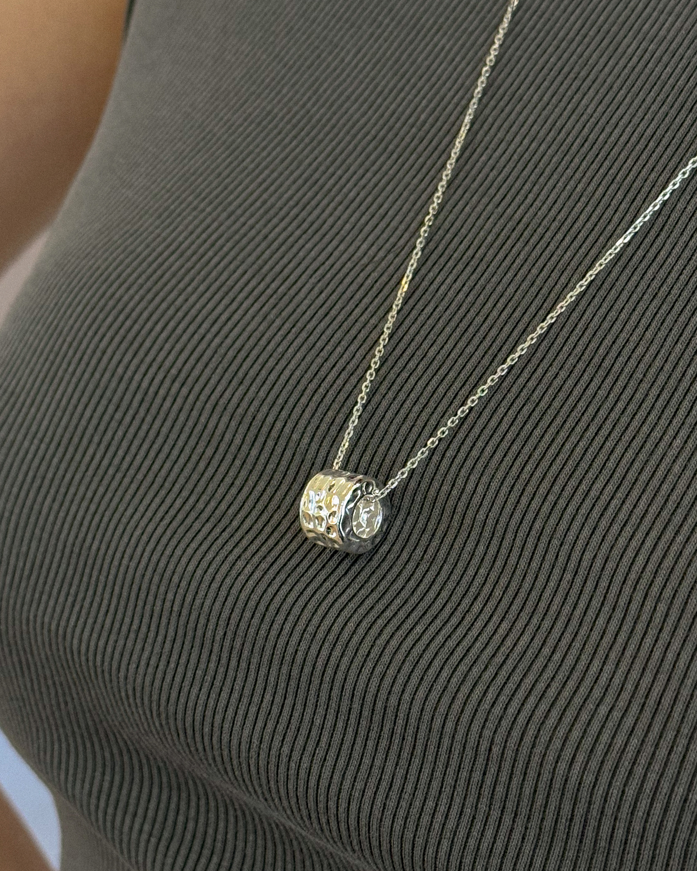 [92.5 silver] Zen ring necklace 상세 이미지 13