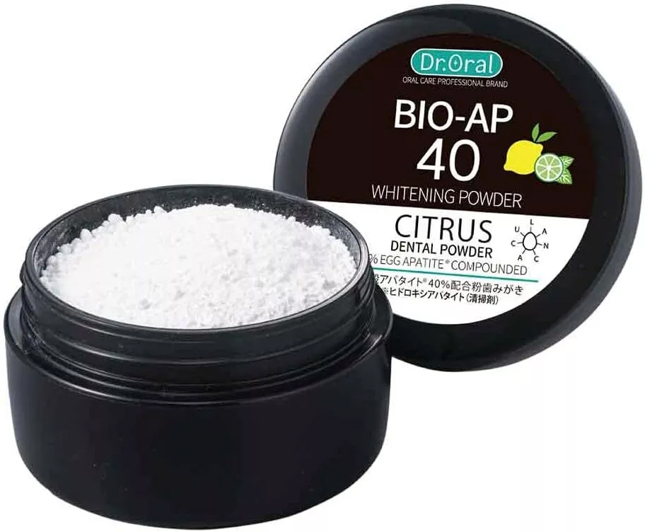 [일본구매대행]닥터 오랄 BIO-AP 40 화이트닝 파우더 시트러스,가루치약 - 상품 이미지