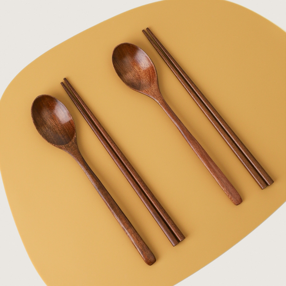 한국적인선물 외국인 친구 한국 기념품 전통 한식수저 옻수저세트 - 메인 이미지