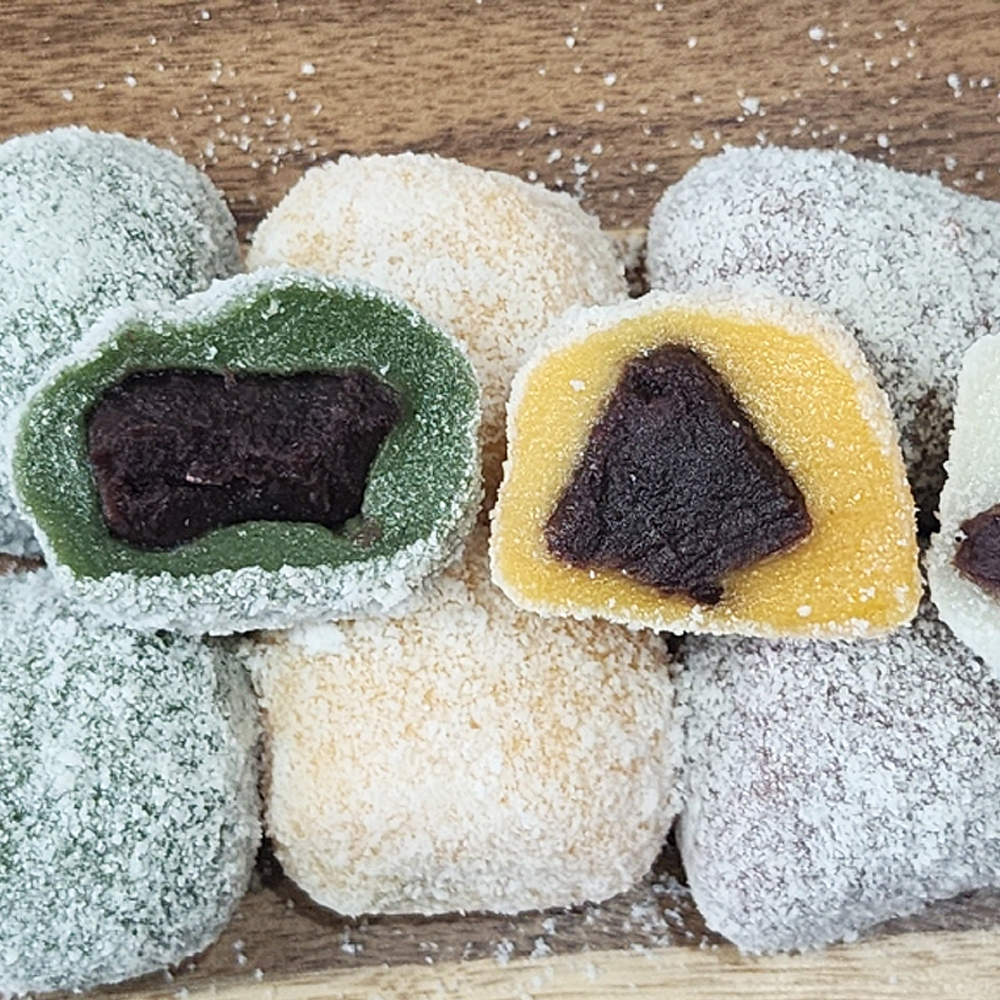 30년전통 찹쌀모찌떡 맛집 4색 4미 왕찹쌀떡 팥앙금떡 택배 55g 20개세트 - 상세 이미지 3