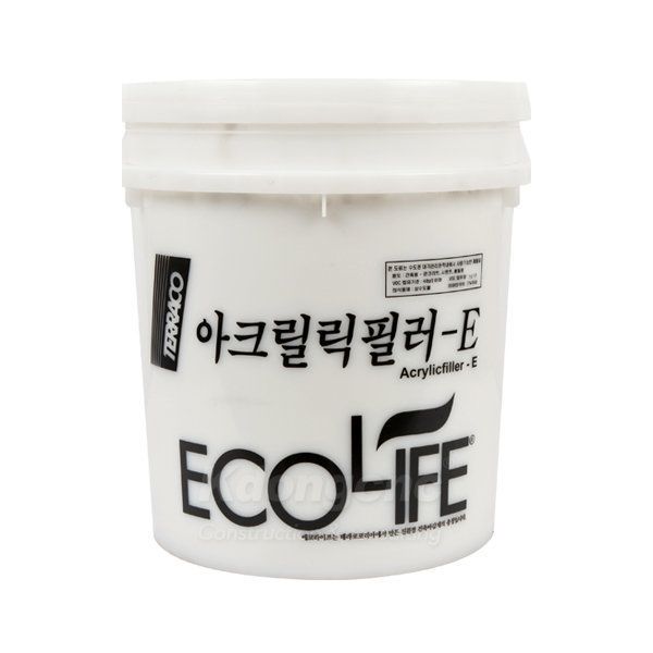 아크릴릭필러 E 이코노 25Kg 대용량 테라코 외부용 방수 DIY : 백운유통