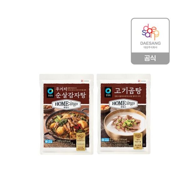 청정원 호밍스 순살감자탕/고기곰탕 택 3개 285441 : 라이프하우스Y