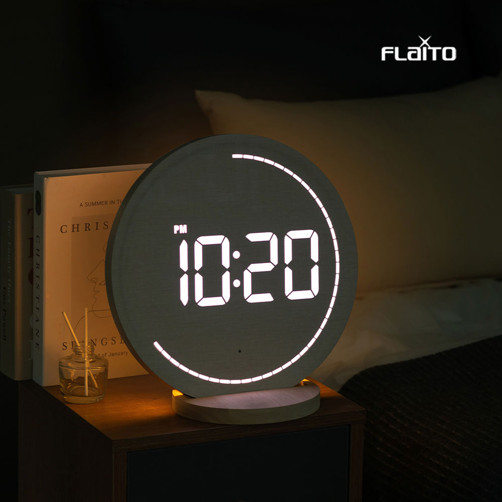 플라이토 백라이트 3세대 써클 LED 벽걸이 시계 30cm - 상세 이미지 2