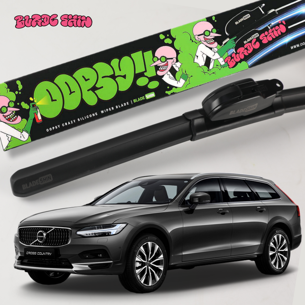 볼보 V90 발수코팅 실리콘 자동차 와이퍼 600mm/4번 - 메인 이미지