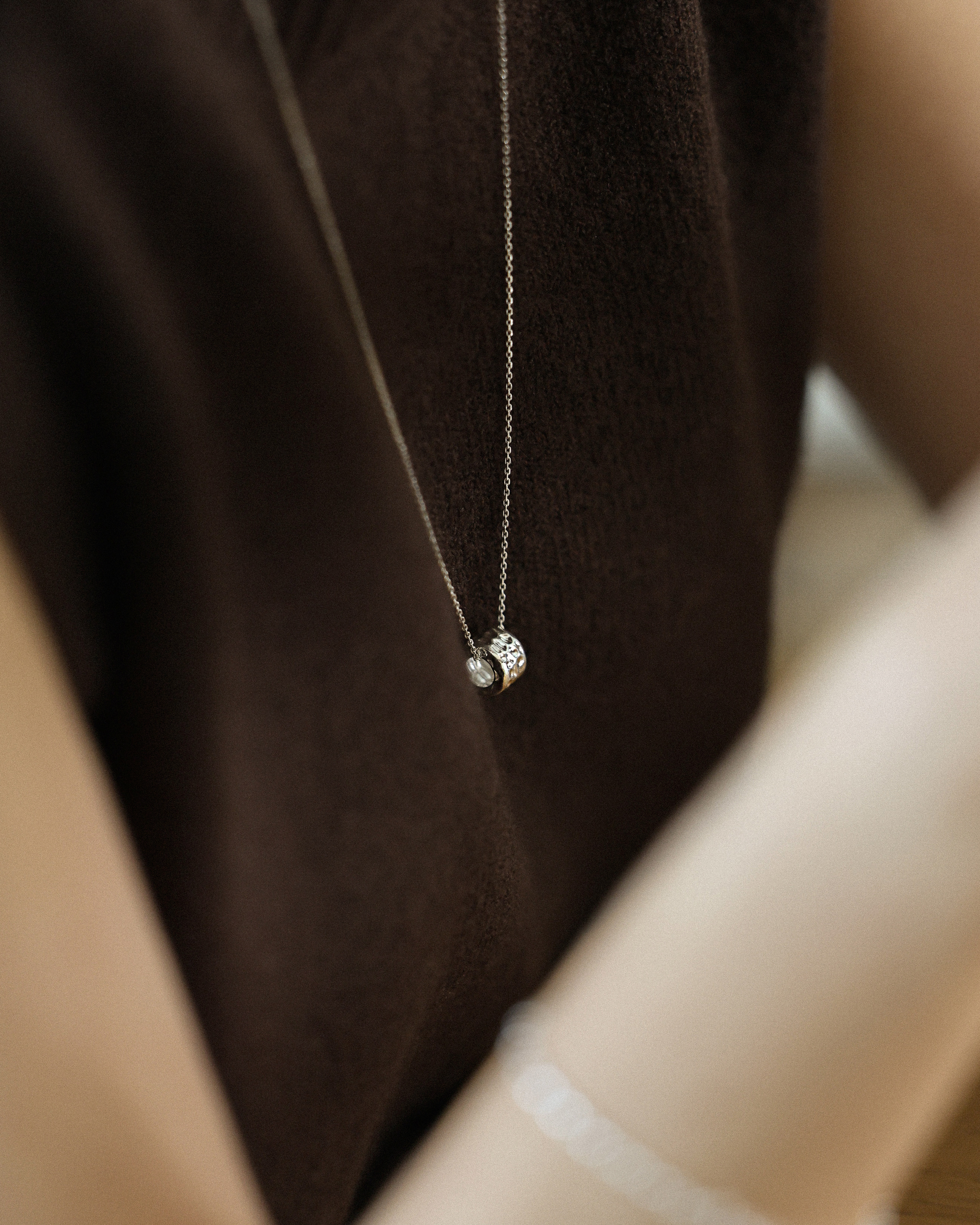 [92.5 silver] Zen ring necklace 상세 이미지 5