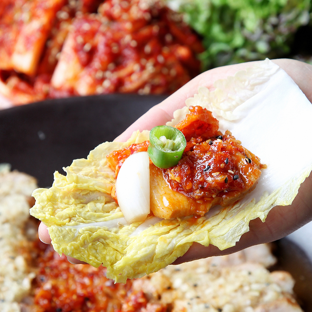 [당일생산 당일출고] 김치대통령 보쌈김치 양념듬뿍 배추김치 국내산 고춧가루 사용 2kg, 1개 - 상세 이미지 3