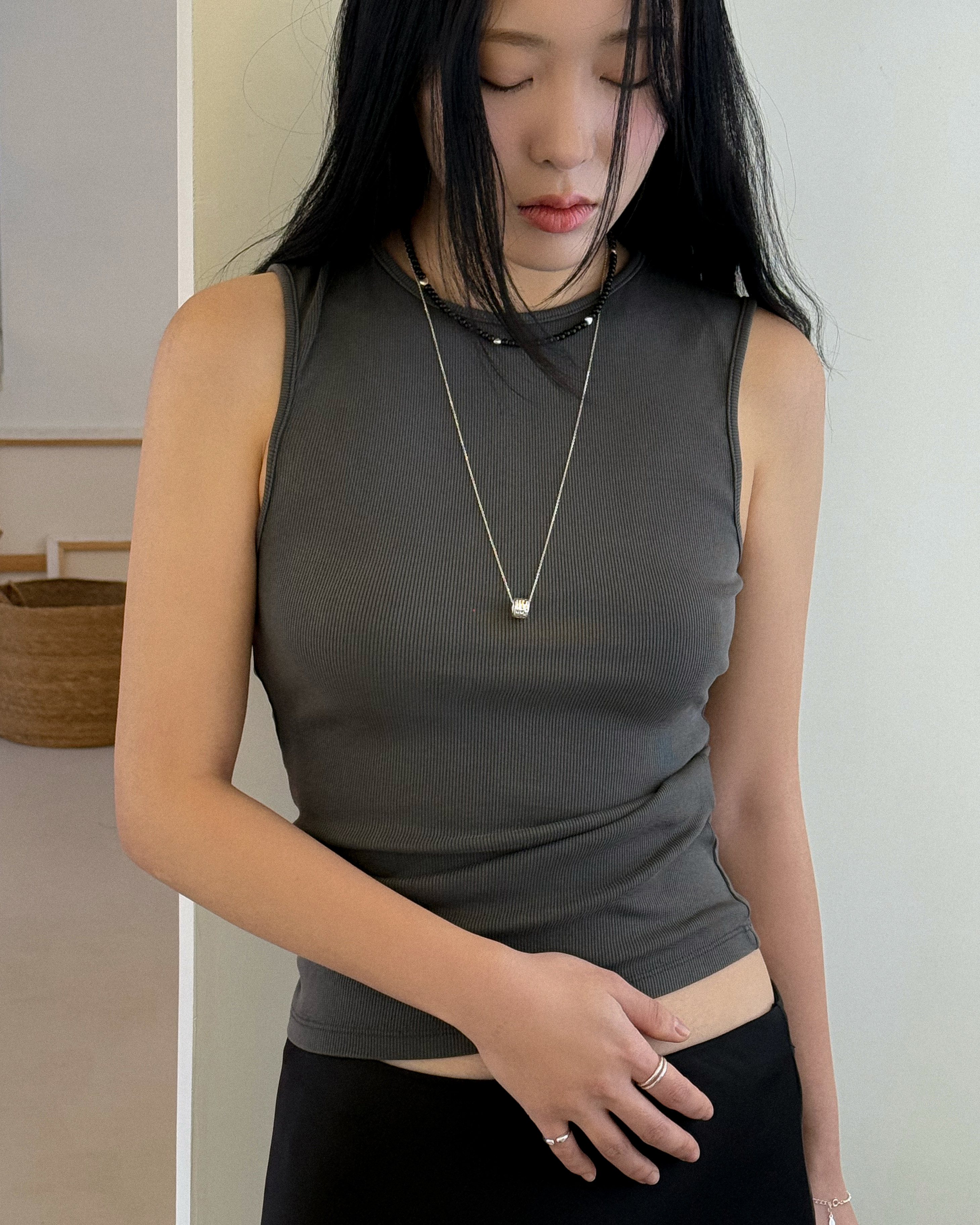 [92.5 silver] Zen ring necklace 상세 이미지 8