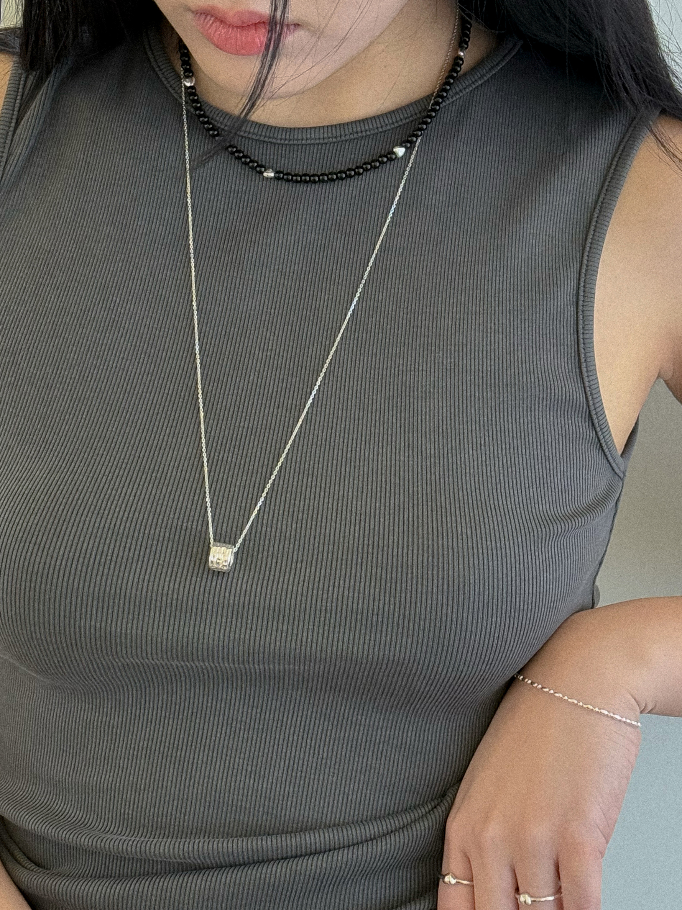 [92.5 silver] Zen ring necklace 상세 이미지 21