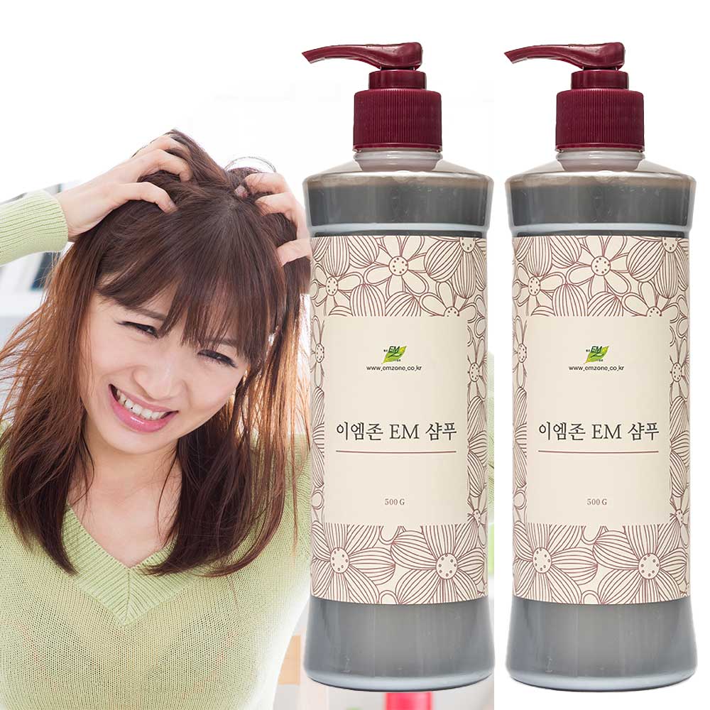 두피 케어 샴푸 저자극 약산성 EM 샴푸 클렌징 1+1
