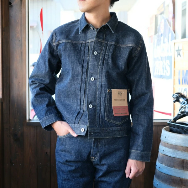 트로피 클로딩 TROPHY CLOTHING 버튼 재킷 다트 데님 Lot 2605 - 상세 이미지 3