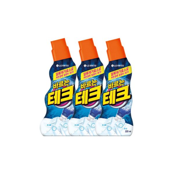 테크 바르는 얼룩제거제 220ml 3개 : 팔공유통506
