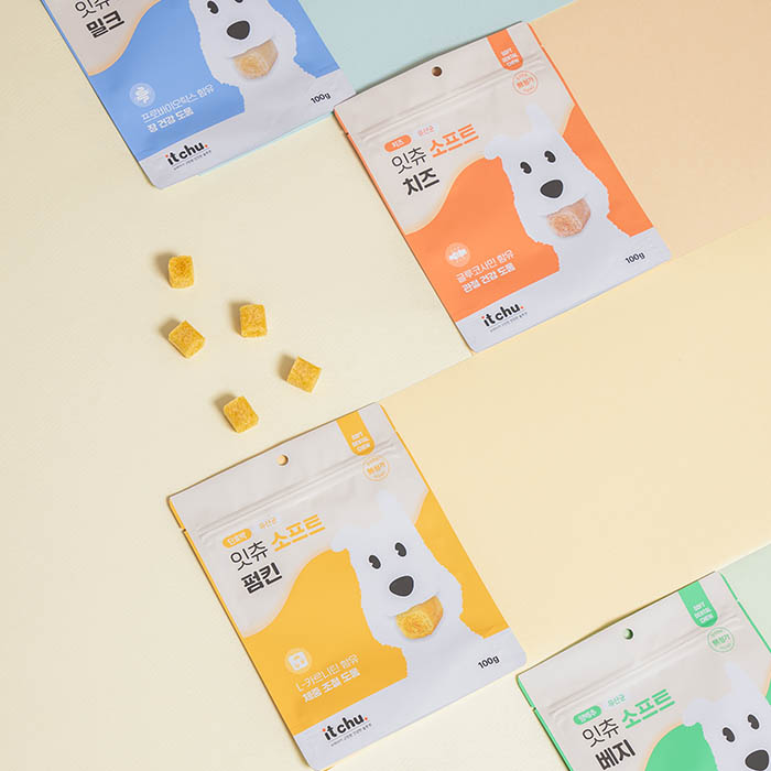 잇츄 소프트 100g 2+2 부드러운 강아지 간식 말랑한 노견 덴탈껌