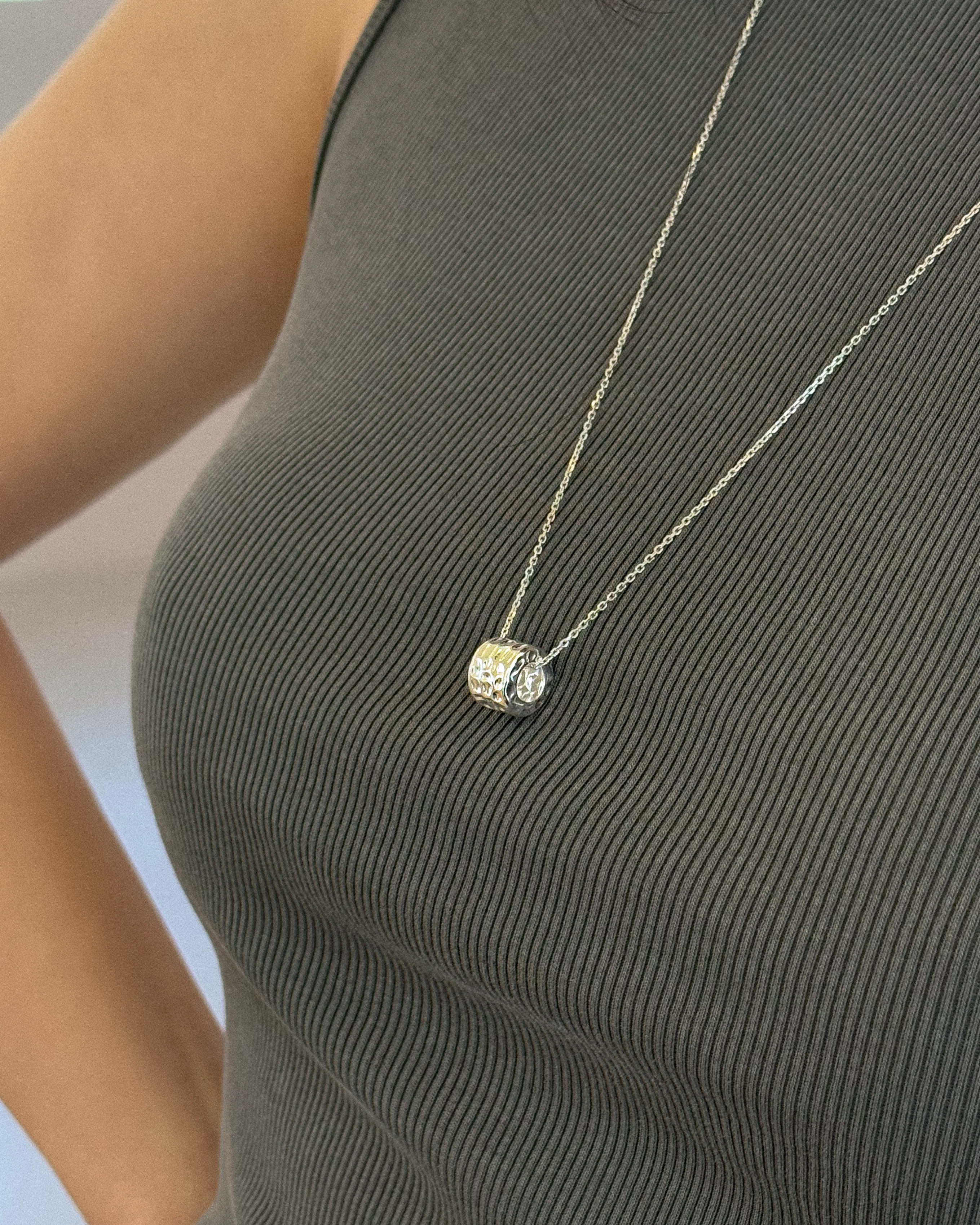 [92.5 silver] Zen ring necklace 상세 이미지 12