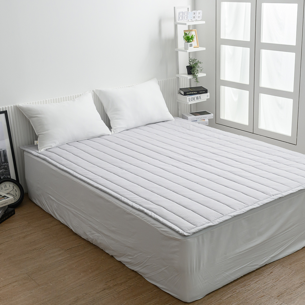 슈퍼싱글 침대패드 매트리스 고정밴드 기숙사 이불 누빔 사계절