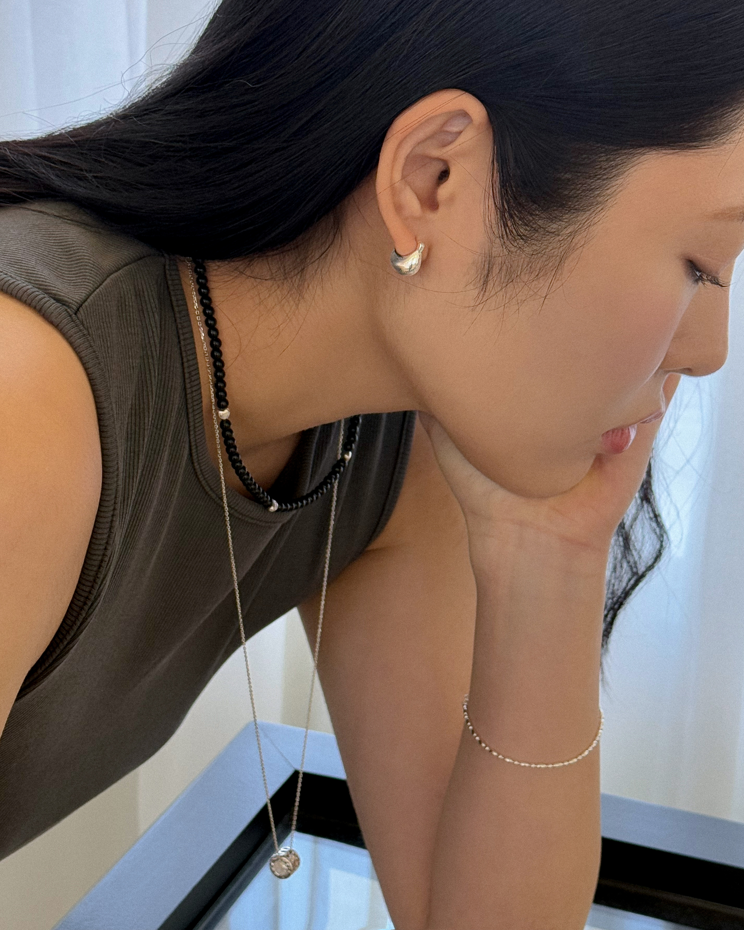[92.5 silver] Zen ring necklace 상세 이미지 23
