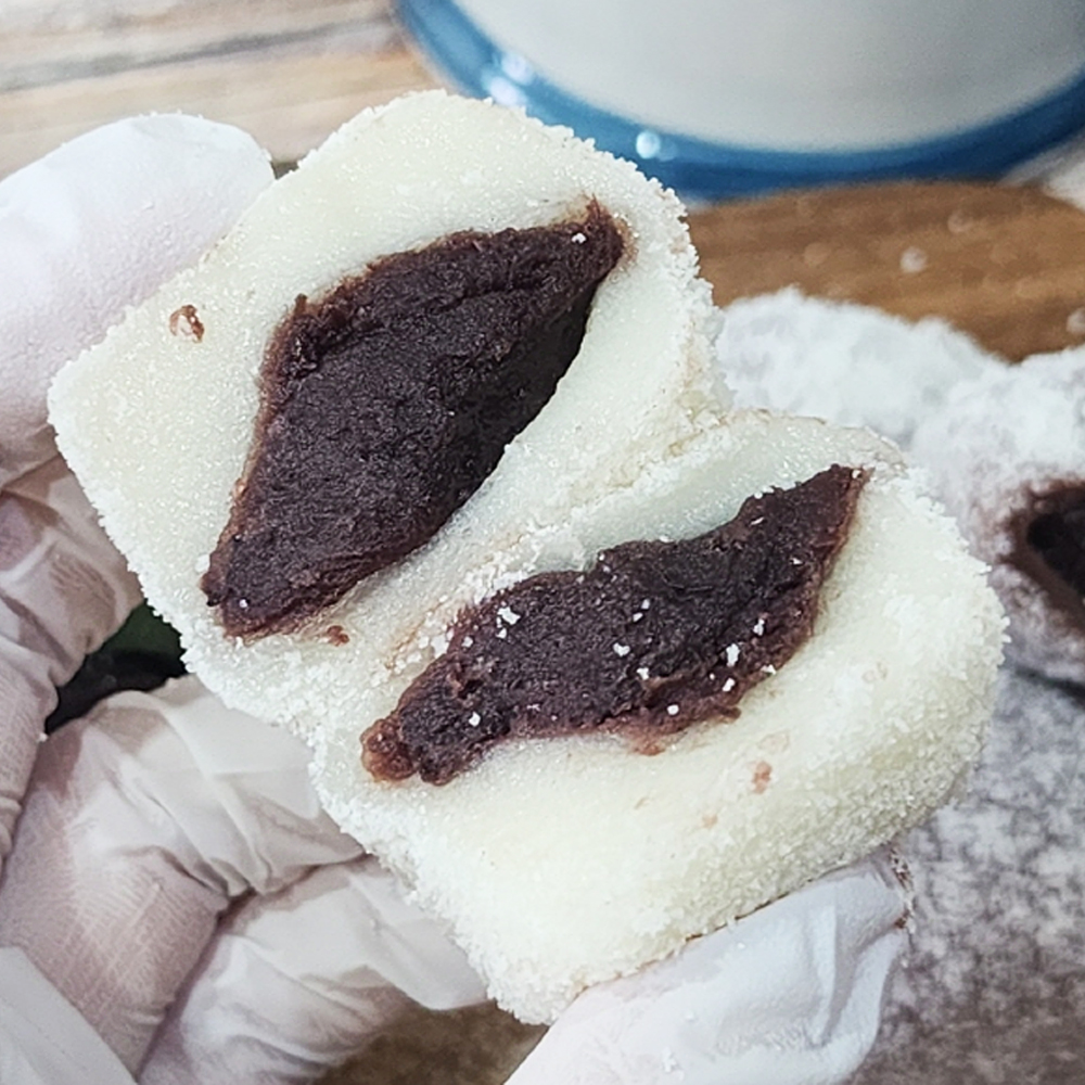 30년전통 찹쌀모찌떡 맛집 4색 4미 왕찹쌀떡 팥앙금떡 택배 55g 20개세트 이미지 6