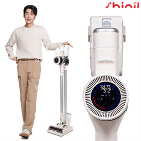 C0 (신일) AI 흡입력 자동조절 350W BLDC 무선청소기 SVC-S350IM + 충전거치대 / 2025년형 최신상
