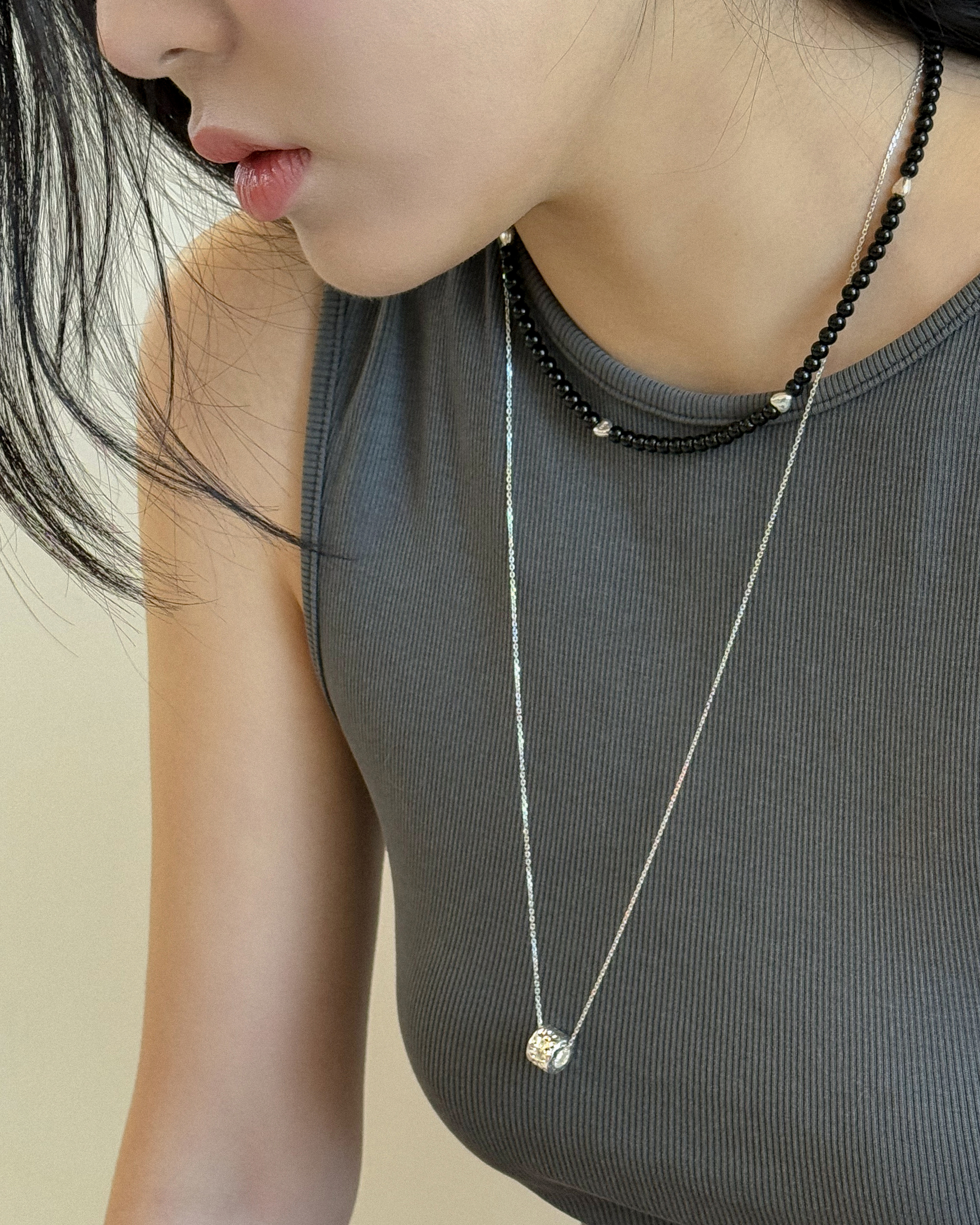 [92.5 silver] Zen ring necklace 상세 이미지 25