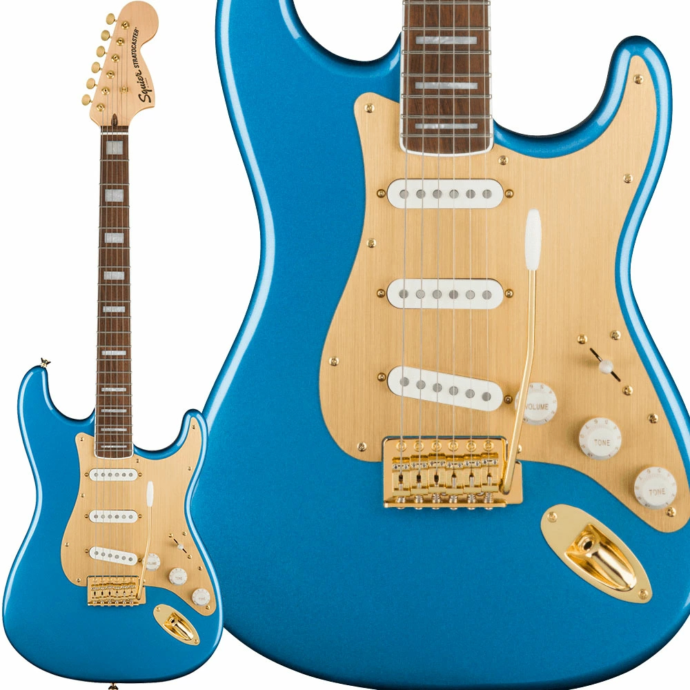 스콰이어 40주년 프레시전 베이스 골드 에디션 Squier by Fender - 상품 이미지