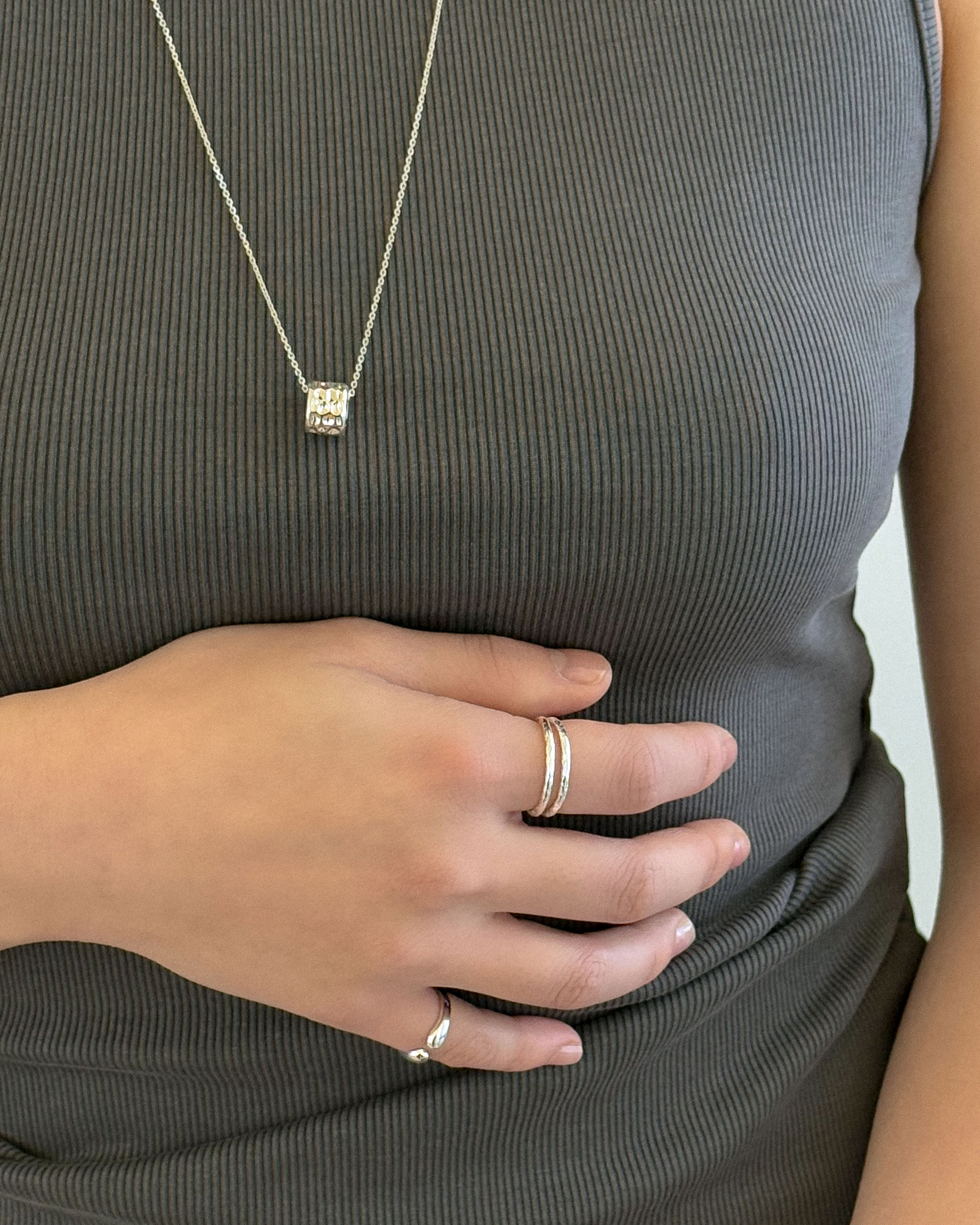[92.5 silver] Zen ring necklace 상세 이미지 20