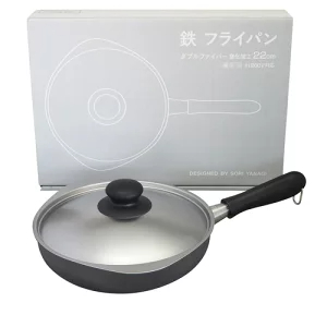 소리야나기 더블파이버 무쇠팬 22cm 주물 후라이팬 철팬 - 상세 이미지 2