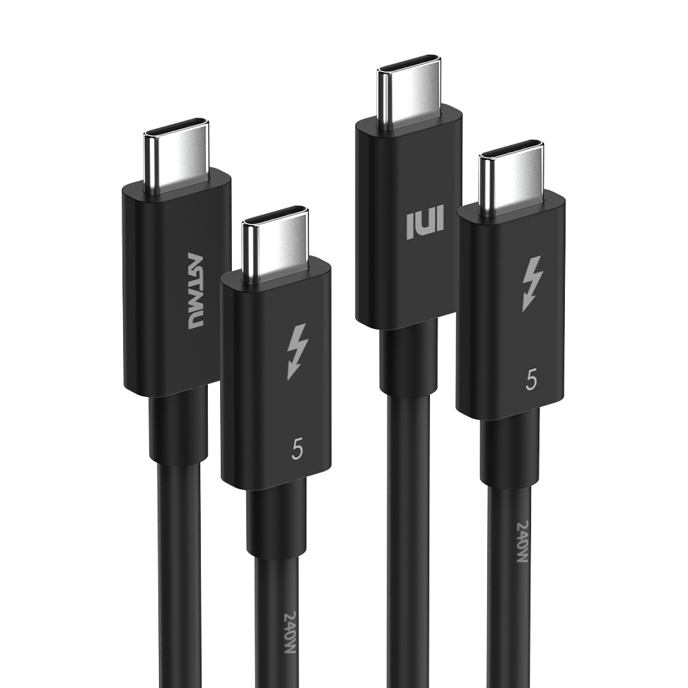 인텔 인증 썬더볼트5 240W 80Gbps 120Gbps 케이블 1m - 상세 이미지 2