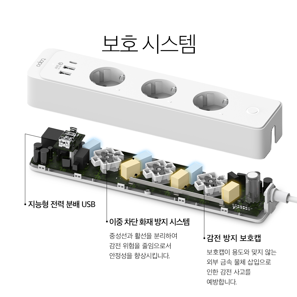 티피링크 Tapo P300M 스마트 올인원 멀티탭 USB-A USB-C IoT 전기전력 제어 스마트싱스 구글홈 애플홈 Wi-Fi 타이머 콘센트 - 상세 이미지 4