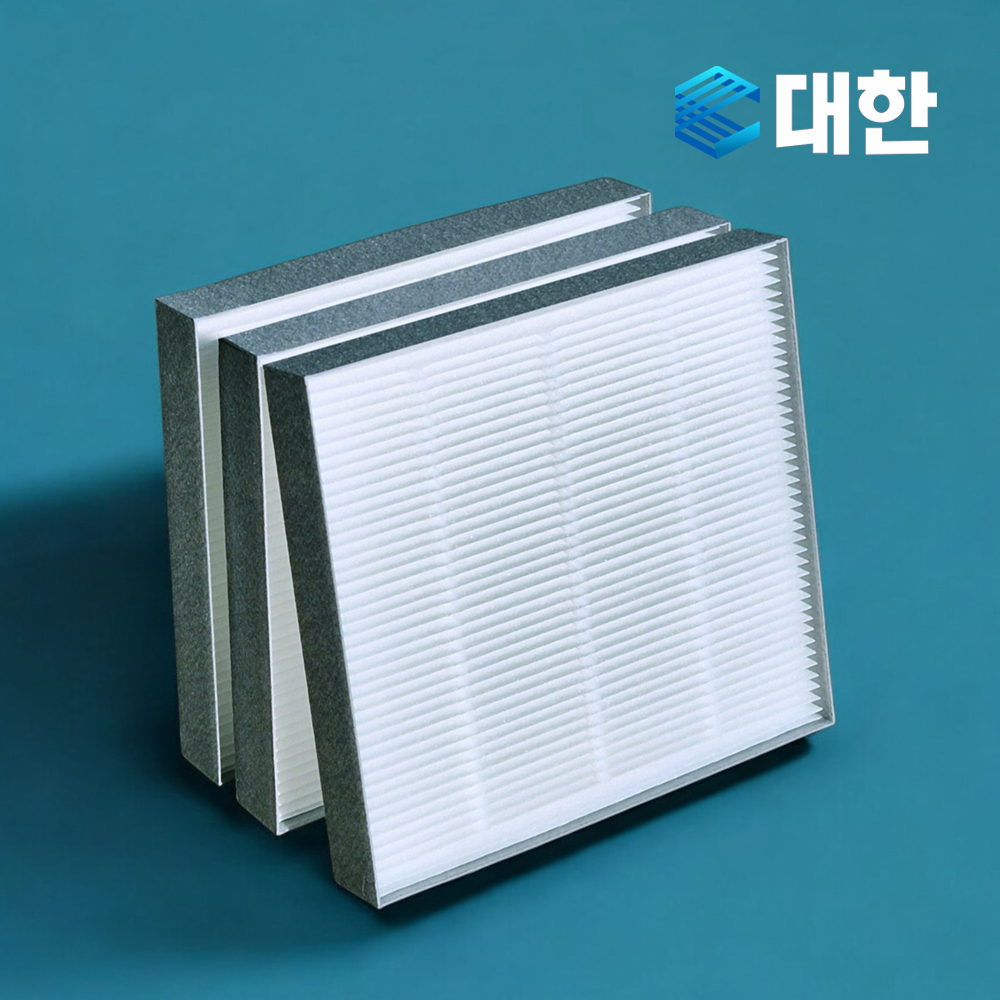 [호환]대한 2+1 PM0.3 극초미세먼지차단 헤파 자동차 에어컨 필터 H118