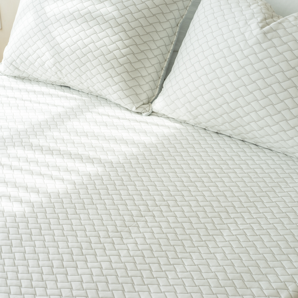 듀라론 쿨 냉감 밴드형 여름 침대 냉감패드 타입B/바스켓(BASKET), Q.K(퀸.킹겸용)