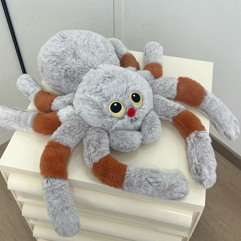 거미 인형 귀여운 타란튤라 스파이더 곤충 소품 파티 - 상세 이미지 3