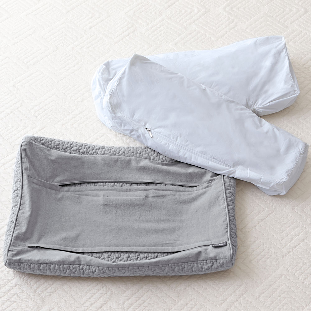 편백베개 편백나무경추베개 메밀 낮은 입체형-네이비, 31x52cm