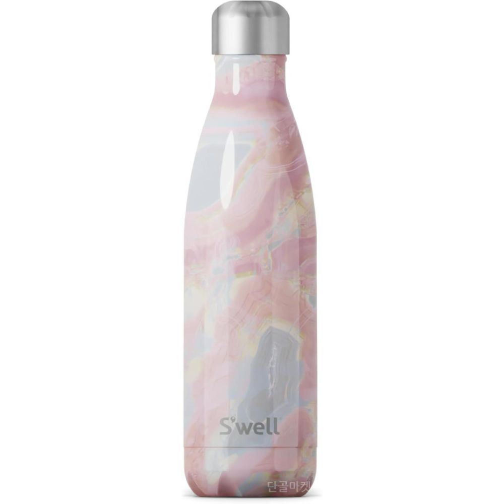 스웰 Swell 텀블러 보틀 물병 보온병 502ml Geode Rose 3중 18시간 보온 : 슈퍼솔져