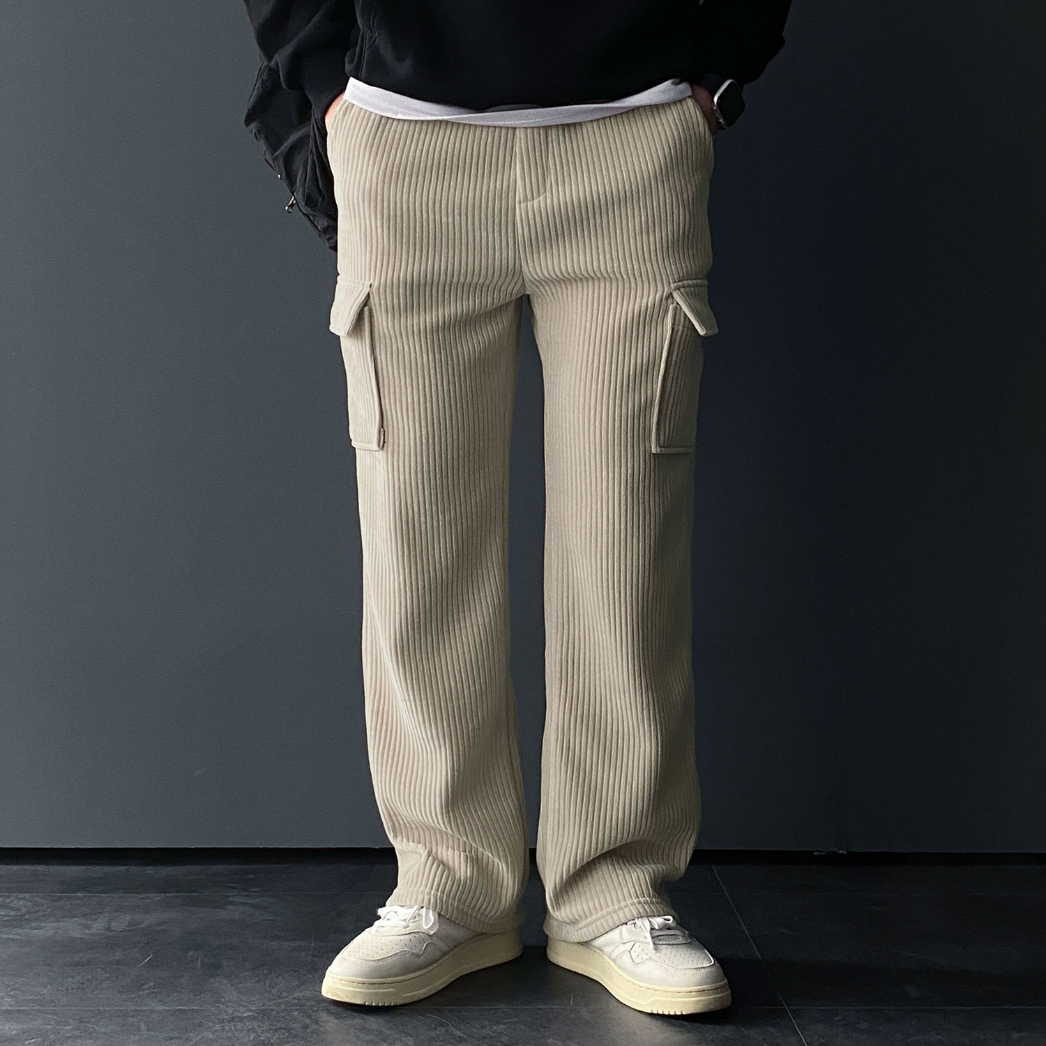 남성코듀로이팬츠 골덴바지 카고바지 - 상세 이미지 5