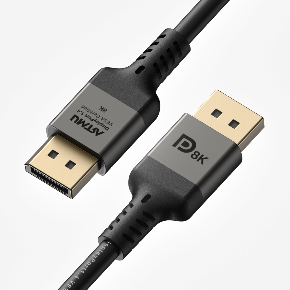 VESA 인증 DP to DP 1.4 8K DisplayPort 케이블 메탈 1m