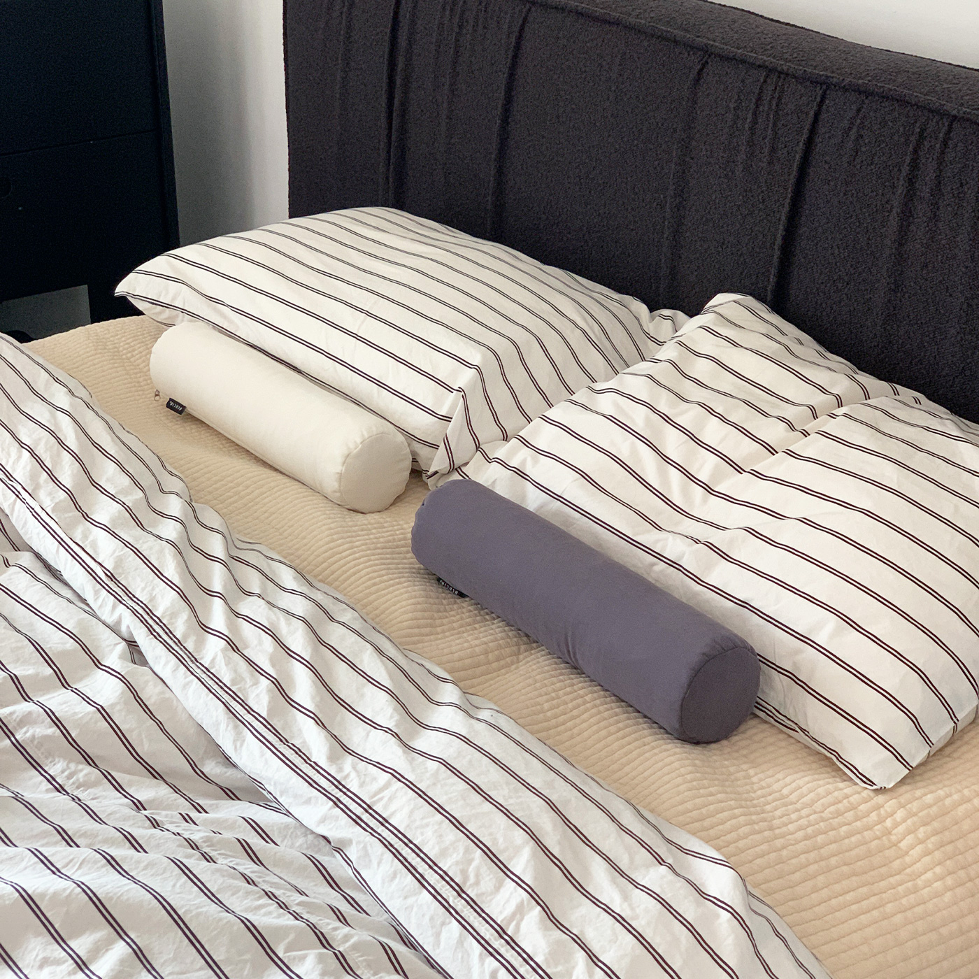 천연 라텍스 목디스크 경추베개 원형 일자목 거북목 목주름 베개 높이10cm