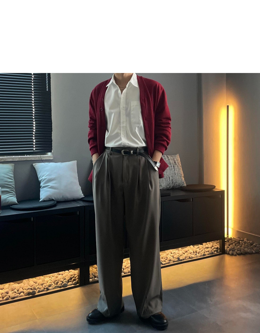 소프트 브이넥 가디건 6color 봄 가을 간절기 얇은 오버핏 상세 이미지 47