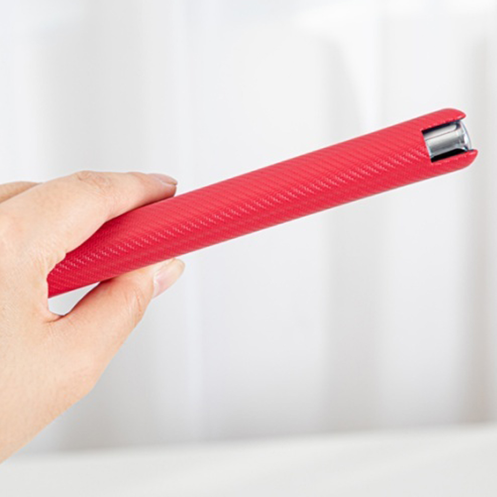 슬림 플립형 플립 커버 케이스 레드, 갤럭시S21 울트라 - 상세 이미지 2