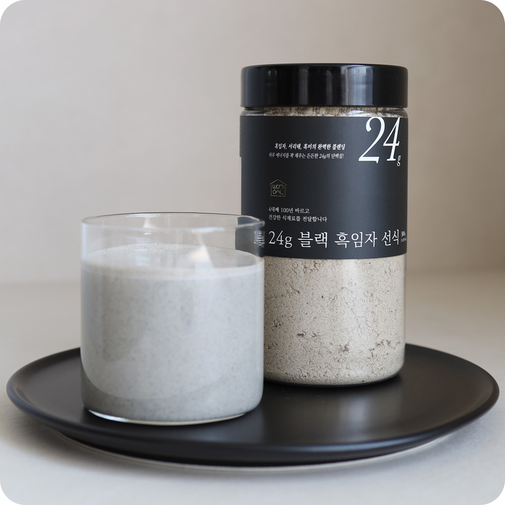 빵앗간며느리 국산 블랙푸드 프리미엄 선식 300g (서리태,흑임자,흑미) 건강한 아침 한끼 - 상세 이미지 2