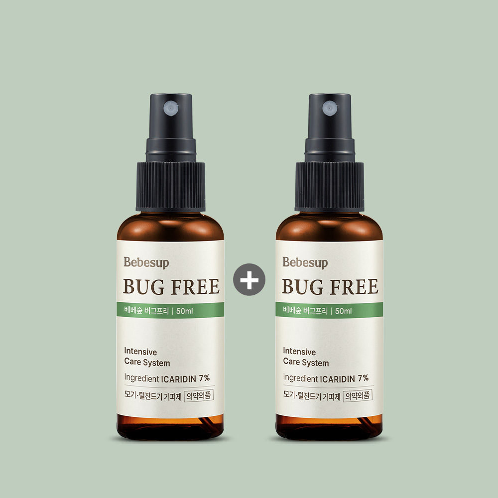 베베숲 버그프리(50ml) 1+1 벌레기피제 모기기피제