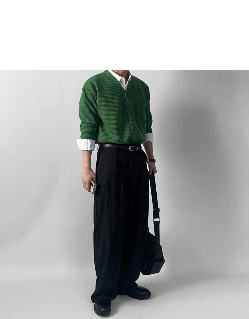 소프트 브이넥 가디건 6color 봄 가을 간절기 얇은 오버핏 상세 이미지 56
