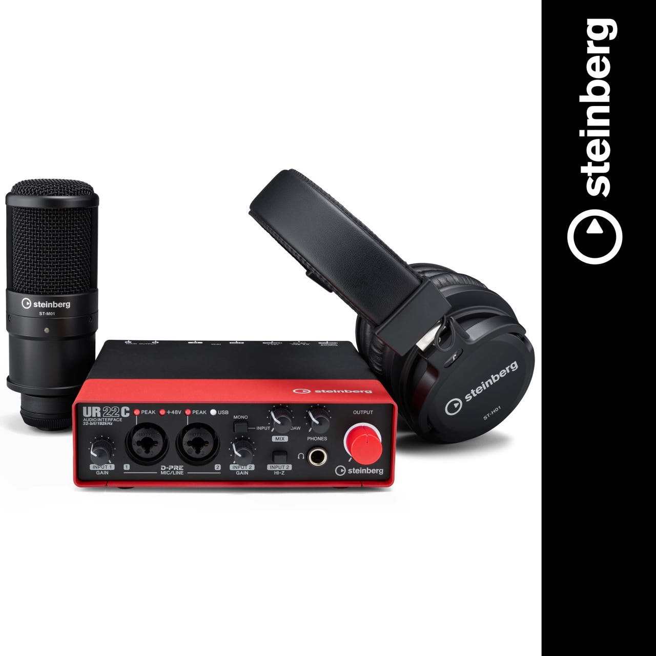 Steinberg UR22C Recording Pack RED 레코딩 패키지 - 상품 이미지