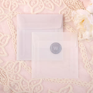 [자체 제작] 120x120 고품질 정사각 트레싱지 미니 봉투 청첩장 반... 실사용 후기 | 효과 있을까? - 상품 이미지 1