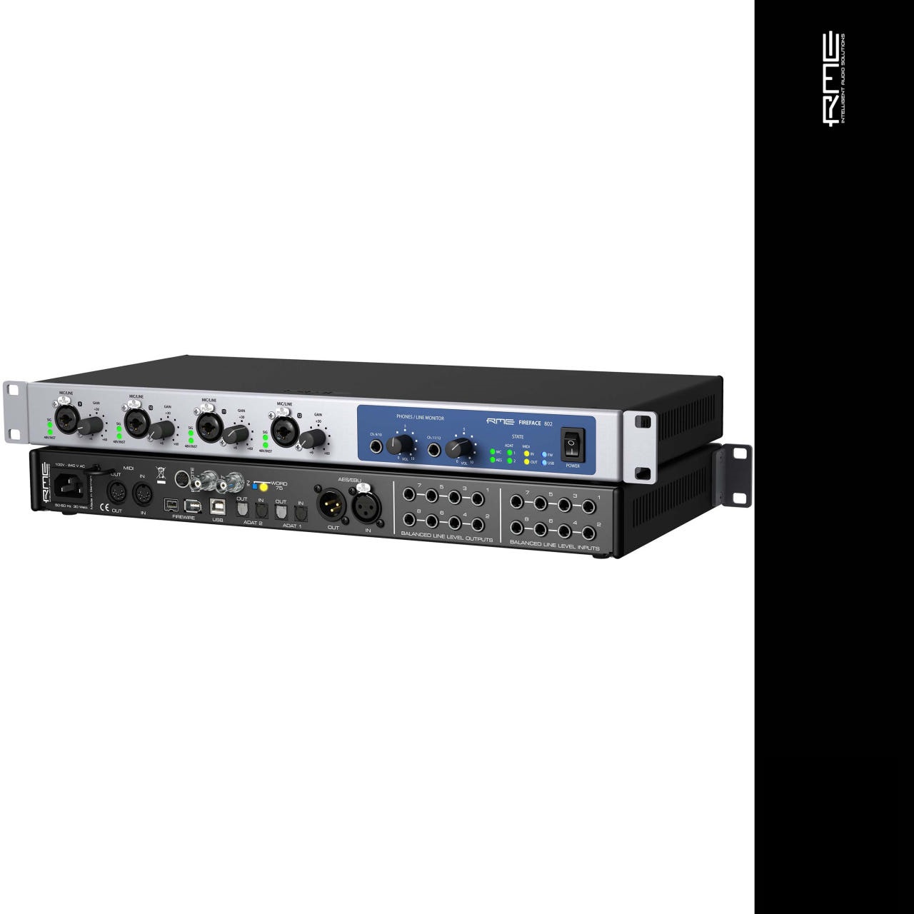 RME Fireface 802 USB 오디오 인터페이스 파이어페이스
