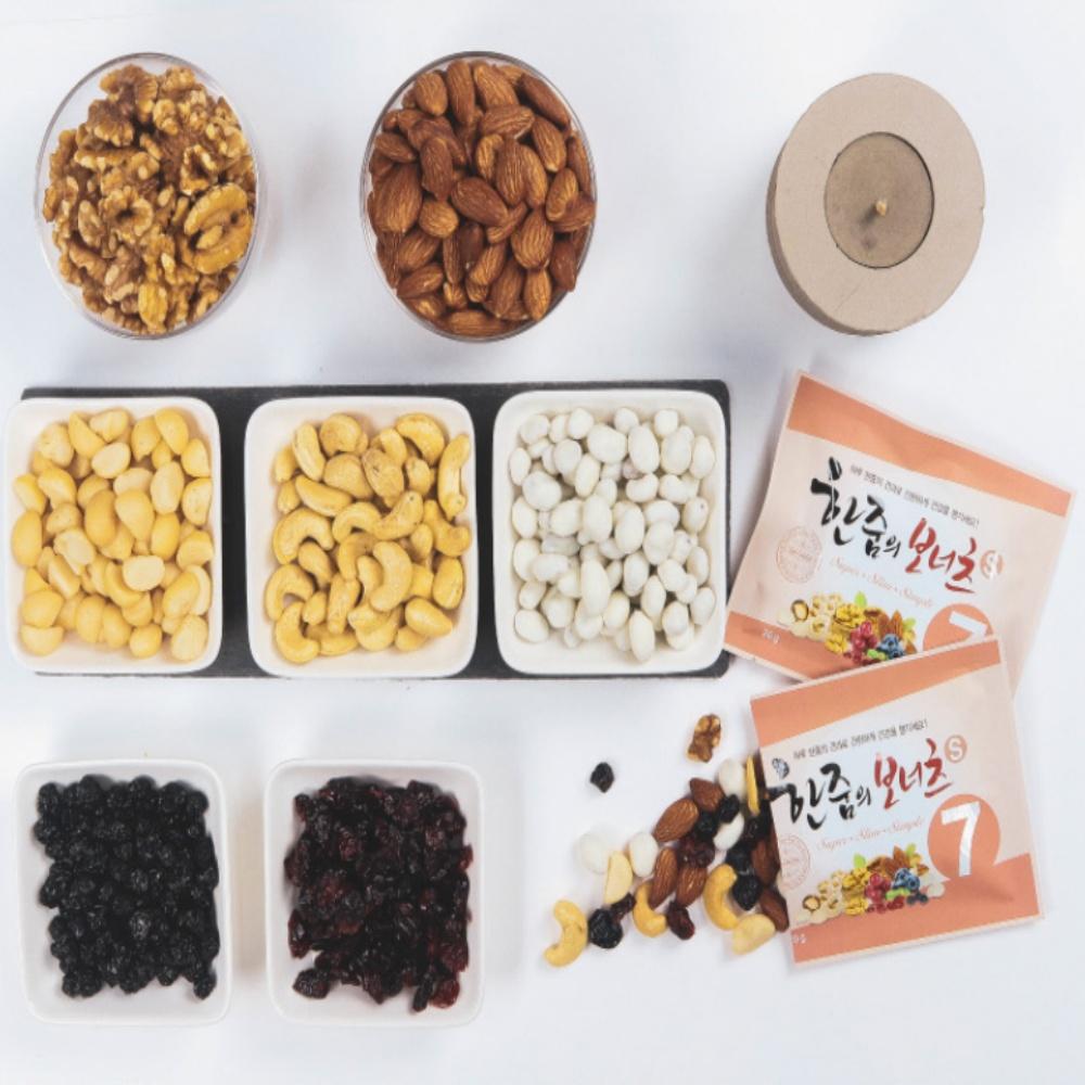 혼합 S7 100봉 1일1견과류 1일견과류 100개 - 상품 이미지