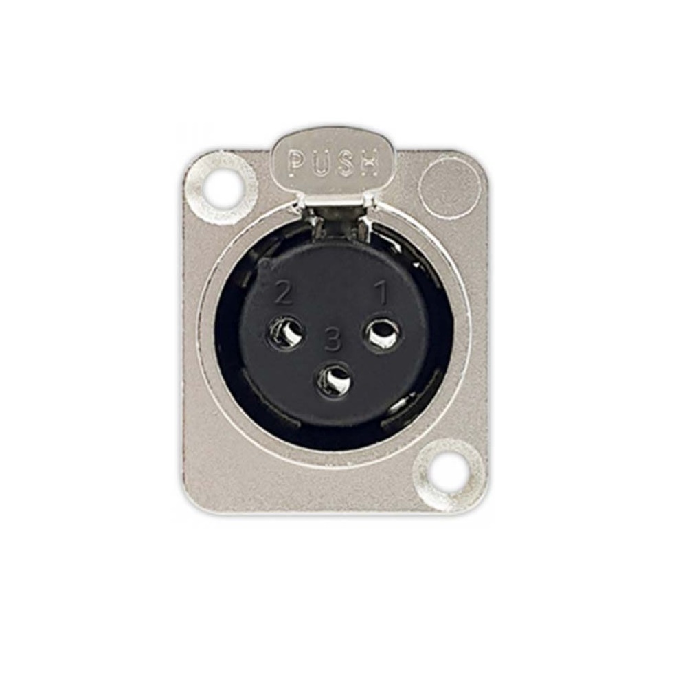 MOS XLR 매립형 캐논 암 오디오 커넥터 판넬용 단자 제품 이미지