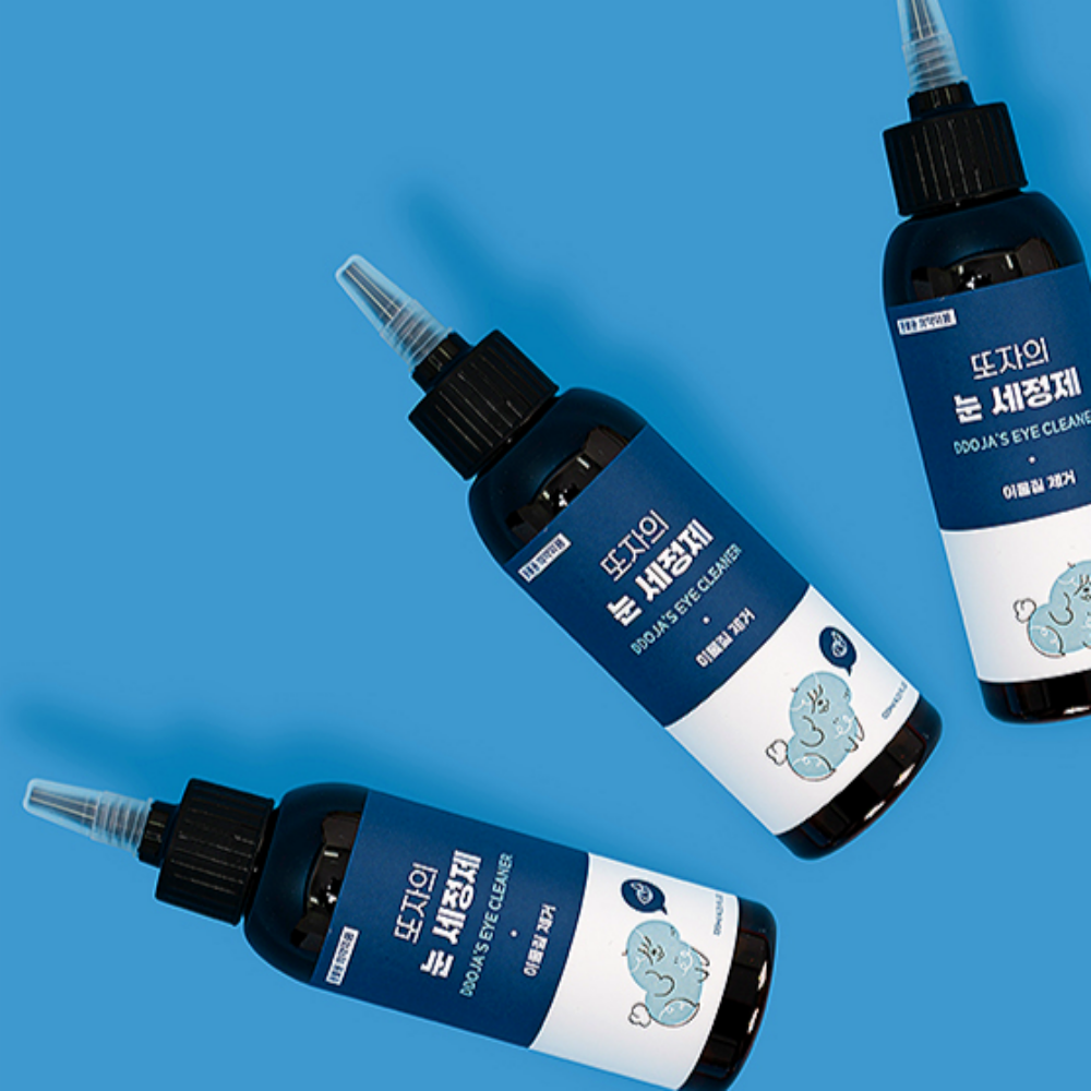 또자 눈세정제 강아지 안구세정 눈꼽 눈곱 눈물냄새 이물질 제거 아이클리너 120ml, 3개 - 상품 이미지